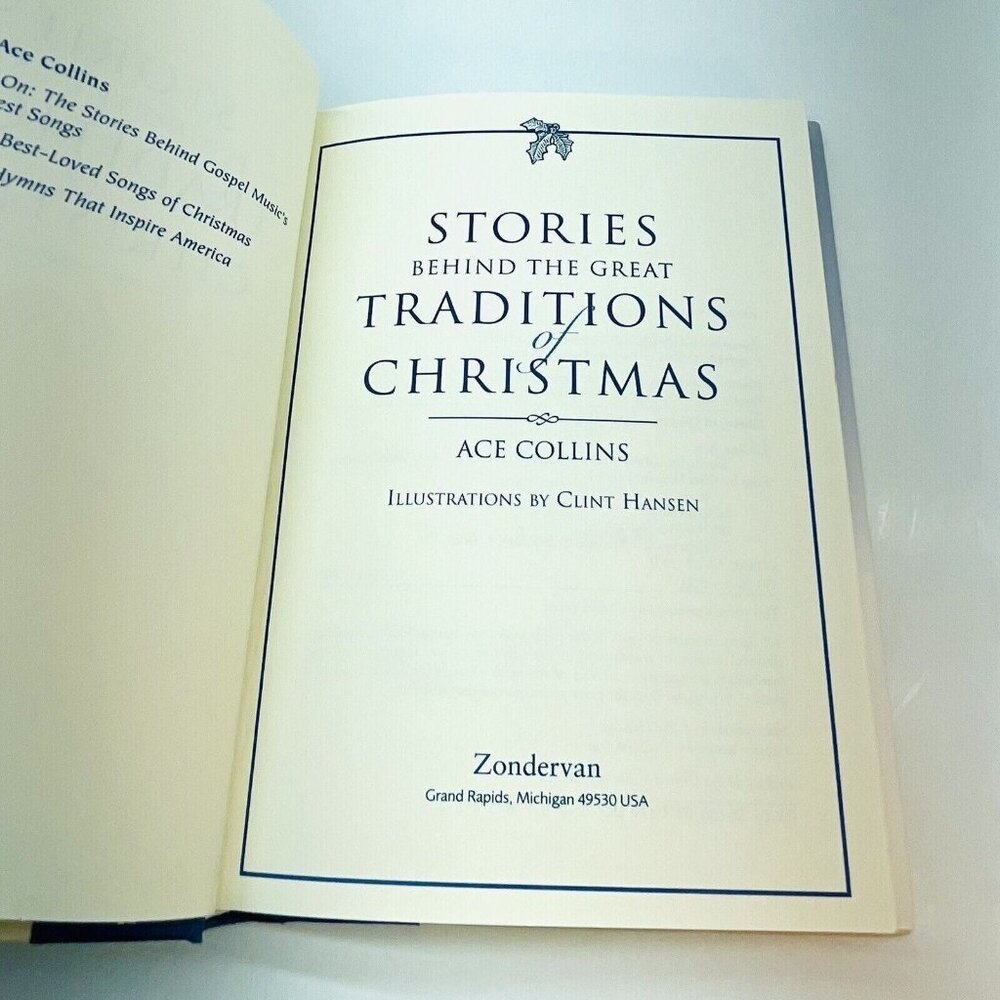 Hard Cover Stories Behind Great Traditions of Christmas  Illustrated Book 2003 - Picture 13 of 16
